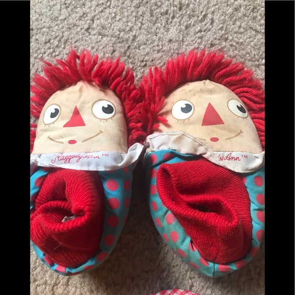 Rare Vintage 1980’s Raggedy Ann Slippers - Picture 1 of 6